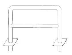BARRIERE EN INOX 1000MM