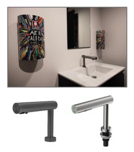 DISTRIBUTEUR AUTOMATIQUE DE SAVON ENCASTRABLE SUR EVIER DAN DRYER