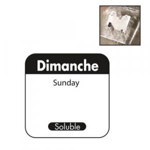 Etiquettes alimentaires hydrosolubles HACCP