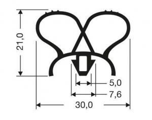 JOINT CAOUTCHOUC POUR CHAMBRE FROIDE JCR-0100