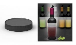 LOT DE 6 BOUCHONS NOIRS POUR BOUTEILLES BETTER BAR BOTTLE FIFO FFO-112