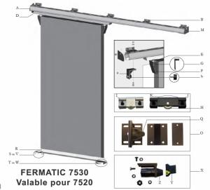 Pièces détachées SAV FERMATIC