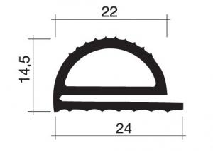 JOINT CAOUTCHOUC POUR CHAMBRE FROIDE JCR-0020