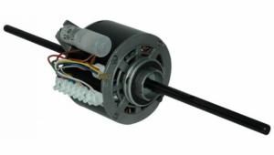 Moteur électrique double arbre de ventilation