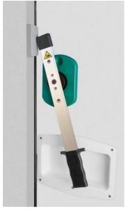 Poignées de décollement pour portes coulissantes isothermes