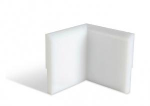 ANGLE INTERNE POUR PLINTHE POLYETHYLENE H100MM SANS PROFIL D'INSERT