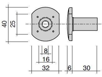 Boulon POM sans insert acier