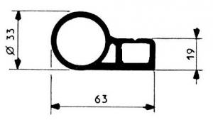 BOURRELET EPDM 3461 FERMATIC 03461NR025