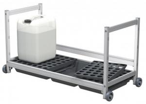 CHARIOT INOX RETENTION SOUS TABLE