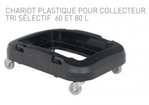 CHARIOT POUR COLLECTEUR TRI SELECTIF JVD