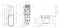 CHARNIERE COMPOSITE A RAMPES VERSION INOXYDABLE 1671 FERMOD