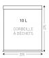 CORBEILLE A DECHETS 10L JVD