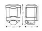 DISTRIBUTEUR DE GEL DESINFECTANT POUR ABATTANT WC JVD