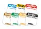 DISTRIBUTEUR ETIQUETTES JOURNALIERES AMOVIBLES CARREES 25x25 HACCP