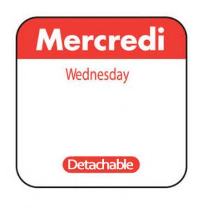 Etiquettes amovibles HACCP