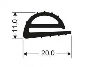 JOINT CAOUTCHOUC POUR CHAMBRE FROIDE JCR-003