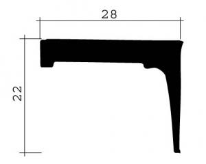 JOINT CAOUTCHOUC POUR CHAMBRE FROIDE JCR-0090
