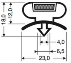 JOINT PVC MAGNETIQUE POUR MEUBLES FRIGOS JPC-157