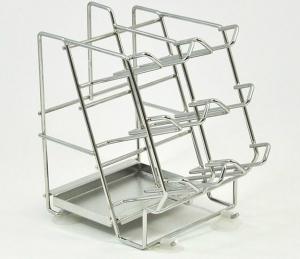 ORGANISEUR INOX 6 BOUTEILLES SOUPLES FIFO FFO-081