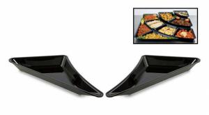 PLAT TRIANGLE POUR ESCALIER DE PRESENTATION VITRINE ALIMENTAIRE