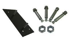 PLATINE DE FIXATION POUR BUTEE RB465 500 x 290 x 10