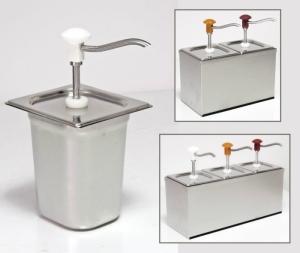 POMPE A SAUCE INOX AVEC COUVERCLE GASTRONORME 2,5L