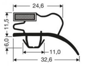 Profils PVC à clipser avec aimant JPC