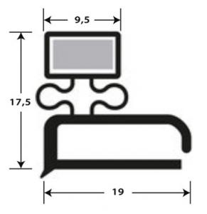 Profils PVC plats avec aimant JPF
