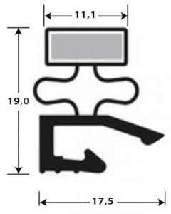 Profils PVC plats avec aimant JPF