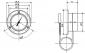 TELETHERMOMETRE DIAM.100 -40°+40° 2.00M APPLIQUE & ENCASTRE