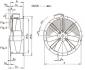 VENTILATEUR AXIAL ZIEHL-ABEGG FC031-4DF.2A.A6-XNW