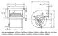 VENTILATEUR CENTRIFUGE D2E 133 AM47.23 EBMPAPST-XNW