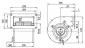 VENTILATEUR CENTRIFUGE D2E 133 DM47.01 EBMPAPST-XNW