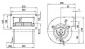 VENTILATEUR CENTRIFUGE D2E 146-AP43-02 EBMPAPST-XNW