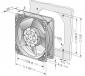 VENTILATEUR COMPACT EBM PAPST 4656N-140-XNW