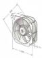 VENTILATEUR COMPACT EBM PAPST W2D 200 HH04.07-XNW