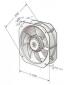 VENTILATEUR COMPACT EBM PAPST W4S 200 HH04.01-XNW