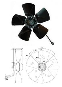 VENTILATEUR HELICOIDE A6E 330 AA02.10 EBMPAPST