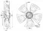 VENTILATEUR HELICOIDE A6E450-AM13-01 EBMPAPST-XNW