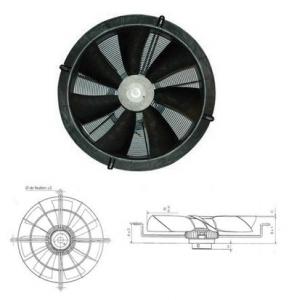 VENTILATEUR HELICOIDE S0710 VIL51 TG100L06 ZIEHL ABEGG-XNW