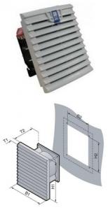 Ventilateurs axiaux compacts à courant alternatif