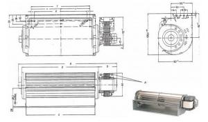 Ventilateurs tangentiels simples